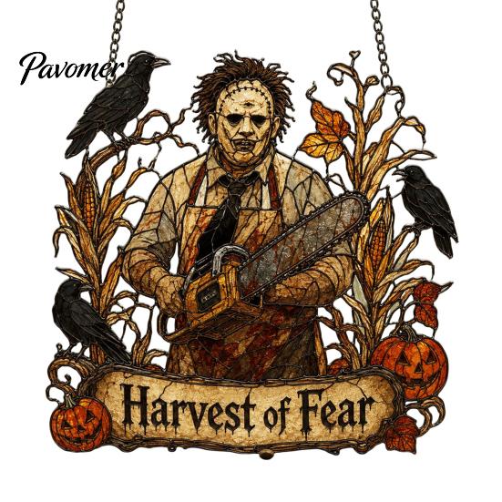 Unique Gifts for Horror Lovers Halloween 2D Window Hanging Decor, Acrylic Glowing Suncatcher with Outdoor Waterproof Party Supplies Ghost Tree