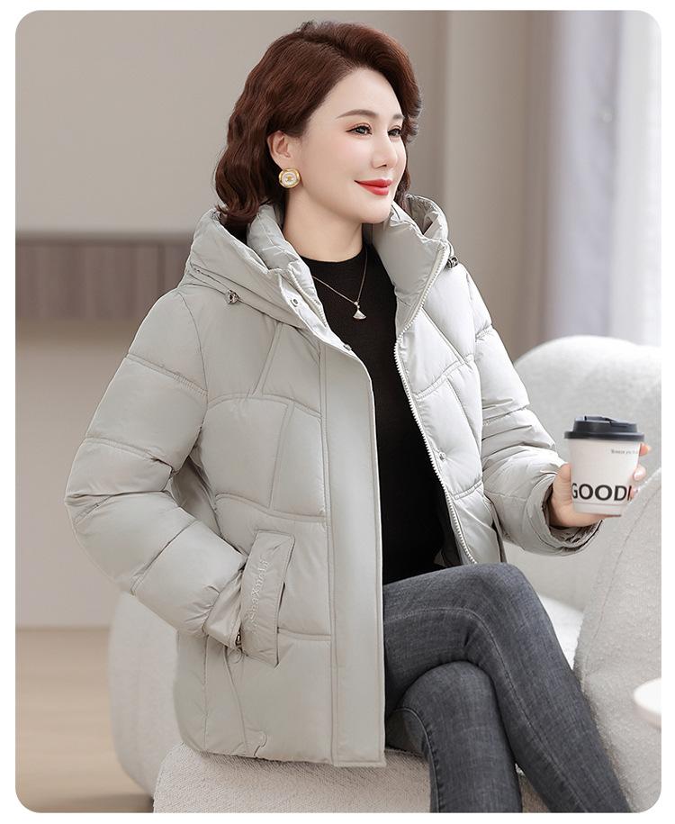 Women’s Short Detachable Hood Windproof Thicken Warm Winter Jacket