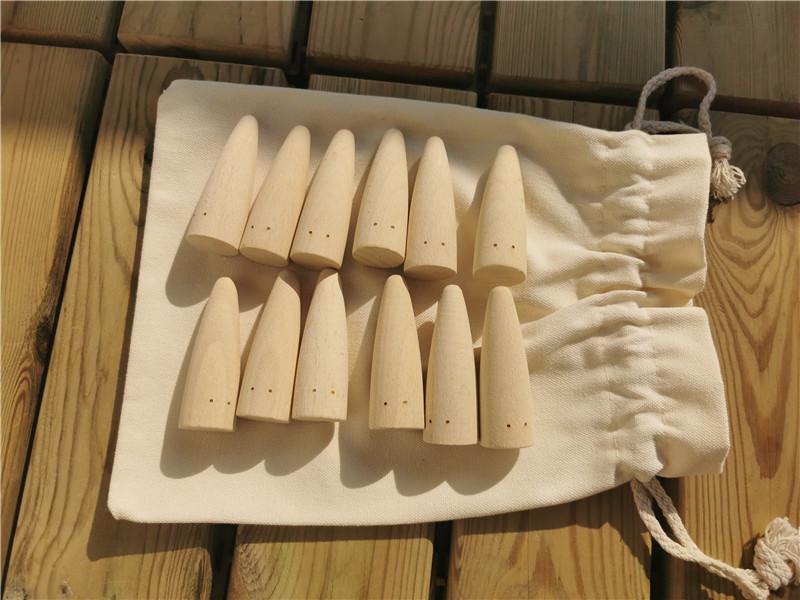 Детские деревянные игрушки Монтессори, радужные побеги, палочки Палос с маленькими глазками, куклы-колышки, пастельные кубики, открытые свободные детали