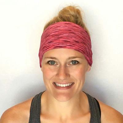 Wide Women Wrap Hairband Stretch Elastic Turban Running Wide Women Wrap Hairband Stretch Elastic Turban Running