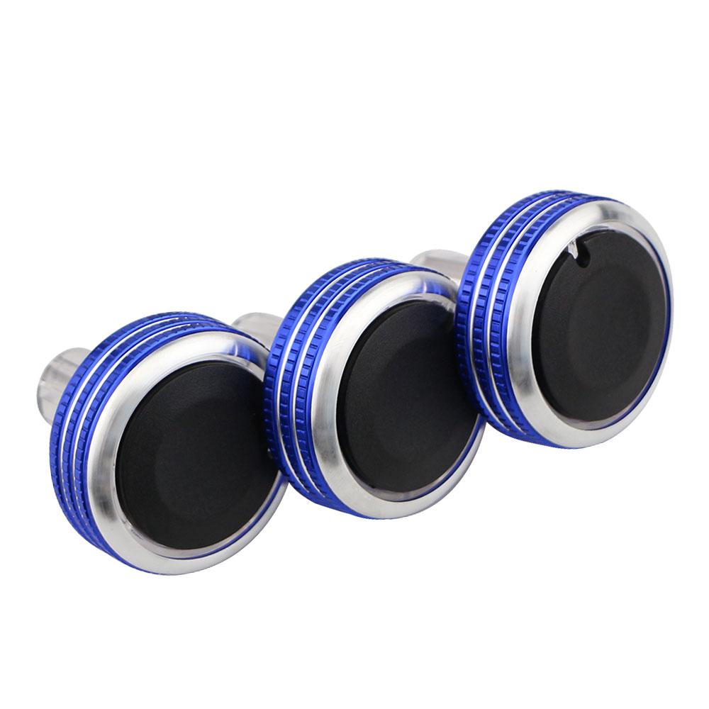 Car A/C Air Conditioning Knob Heat Control Switch Button Knob for Honda Old Fit 2002 - 2010 AC Knobs Aluminum Alloy