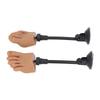 1pair Manicure Silicone Foot Manikin with Stand Bendable Flexible Lifelike Silicone Practice Foot Model For Nails Tips