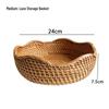 RuHan Wavy Edge Rice Husk Storage Basket