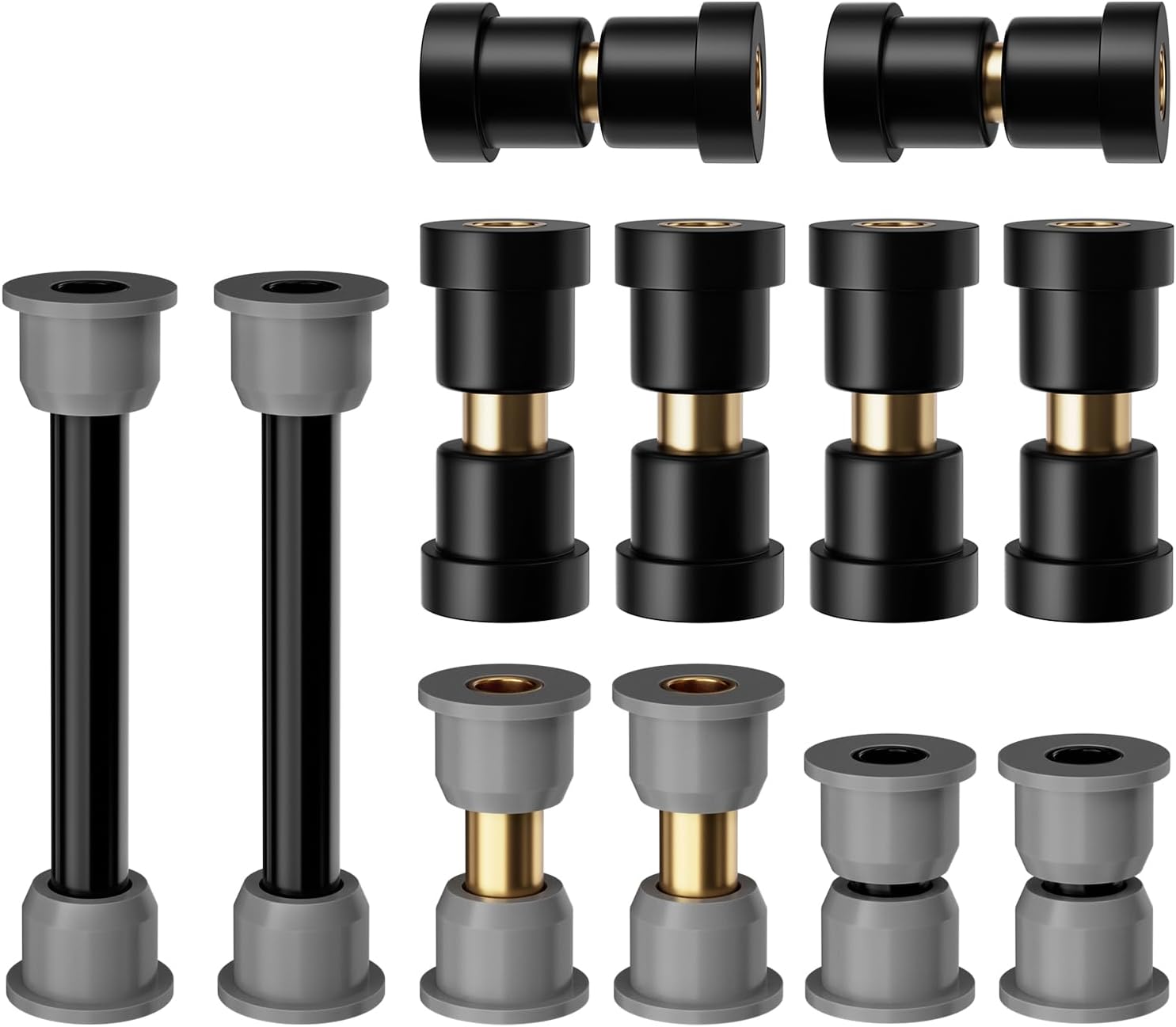 

Polyurethane Bushing Kit Wear-Resistant Rear Suspension Bushings Club Car Precedent Bushing Kit Urethane For Club Car Precedent чёрный