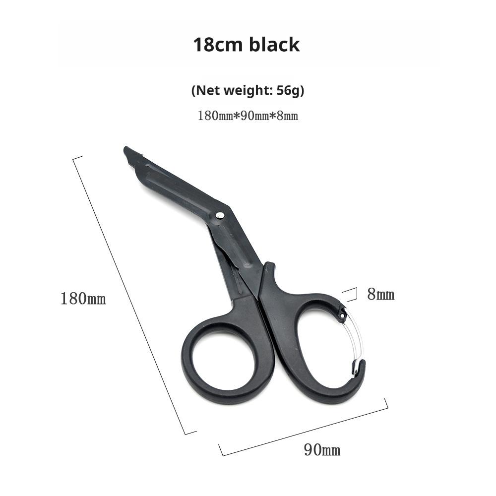 Outdoor Rescue First Aid Scissors EMT Trauma Bandage Shears Medical Scissors Emergency EDC Outdoor Gear Tactical Scissors чёрный