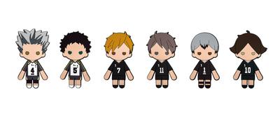 Chokotto Rubber Collection B 6 Pieces BOX Haikyu!!