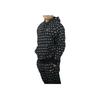 Nike Solid Color Pocket Hoodie With All Over Logo Print Men hoodies Black FJ1635-011