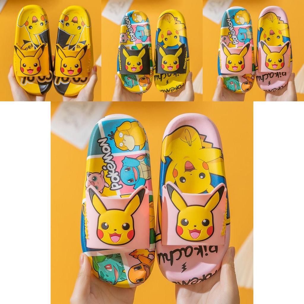 Dětské protiskluzové pantofle Pokemon Pikachu Ideální na léto!