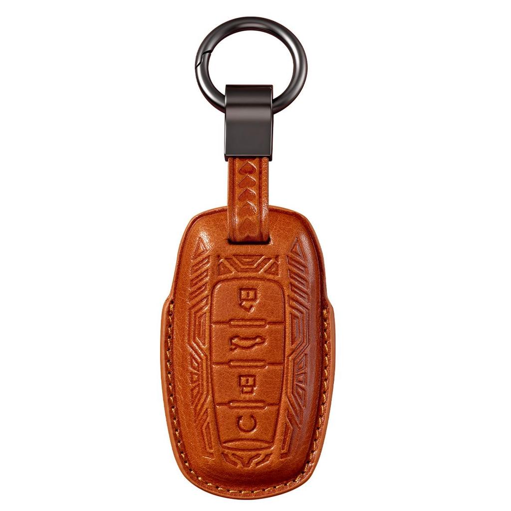 Haval Key Case: Genuine Leather Protective Shell for H6, H6s, H2, M6, H9, Red Rabbit, Big Dog, F7x Models