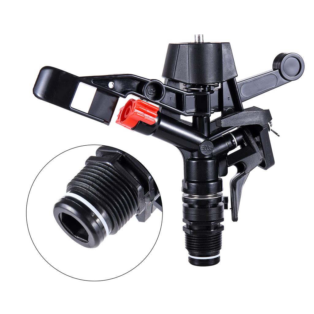 Adjustable Rotating Rocker Sprinkler Garden Lawn Grass Watering  Gardening Irrigation Equipment Rotary Nozzle 3/4" Male Thread