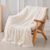 Decorative Extra Soft Fuzzy Faux Throw Blanket Reversible Long Hair Shaggy,Fluffy Cozy Plush Comfy Microfiber Fleece Blankets for Couch Sofa Bedroom