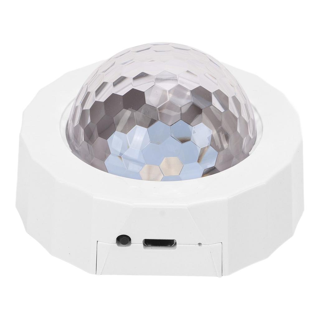 USB Ceiling Projector Lamp 3 Light Colors Sound Activated Dome Interior Decoration Universal for