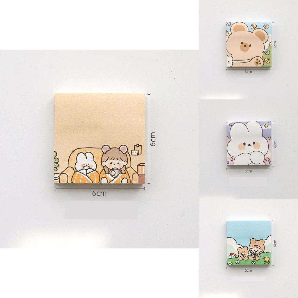 Memo 100sheets Sticky Pad Message Notes Decorative Notepad Supplies Stationery