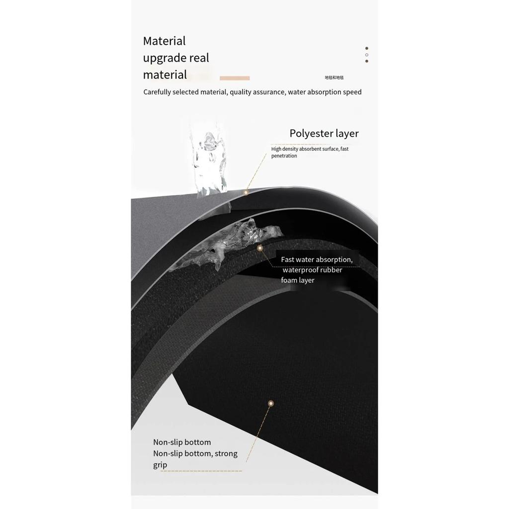 Weihnachten Cartoon Dekorative Diatomeenerde Teppich Eingang Badezimmer Küche Fußmatte Waschbar Schmutzabweisend Rutschfest Saugfähiger Teppich