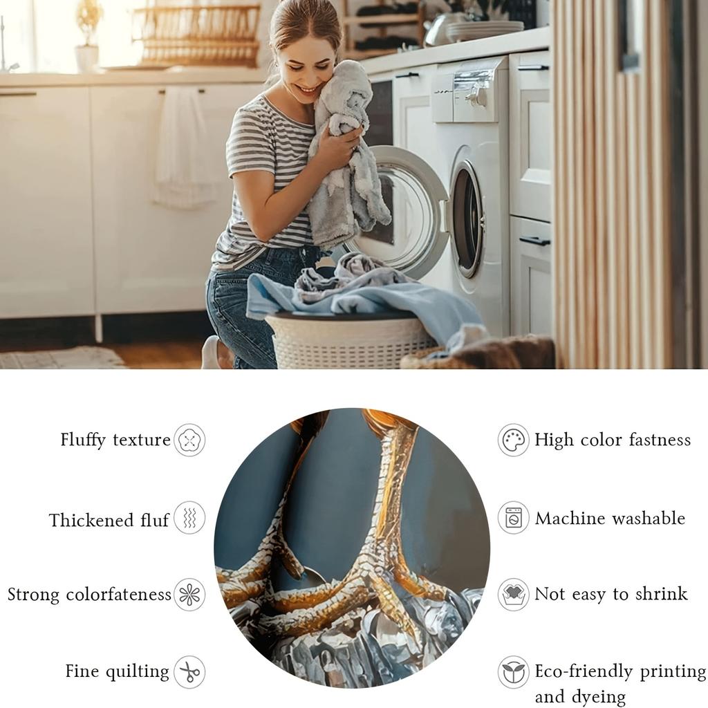 Bird Print Flannel Throw Blanket - Soft Polyester, Multi-Color, Tear-Resistant for All Seasons - Perfect Gift for African Girls,