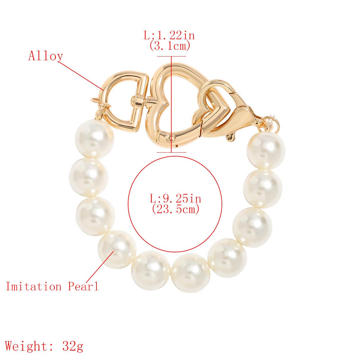 

JMXD Витончений Чокер з Перлами у Формі Серця для Жінок Y2K Мінімалістичний Елегантний Багатошаровий Ланцюжок на Ключицю Короткі Перлові Прикраси Модний Розкішний Подарунок