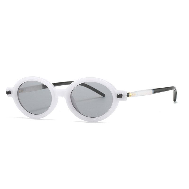 Fashion Oval Sunglasses For Men Women Retro Small Frame Punk Eyewear Luxury Brand Designer Sun Glasses