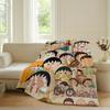 Cartoon C-Chibi Maruko-chan Blanket Warm Soft Suitable For Bedroom Sofa Bed Living Room Office Travel Camping Gifts