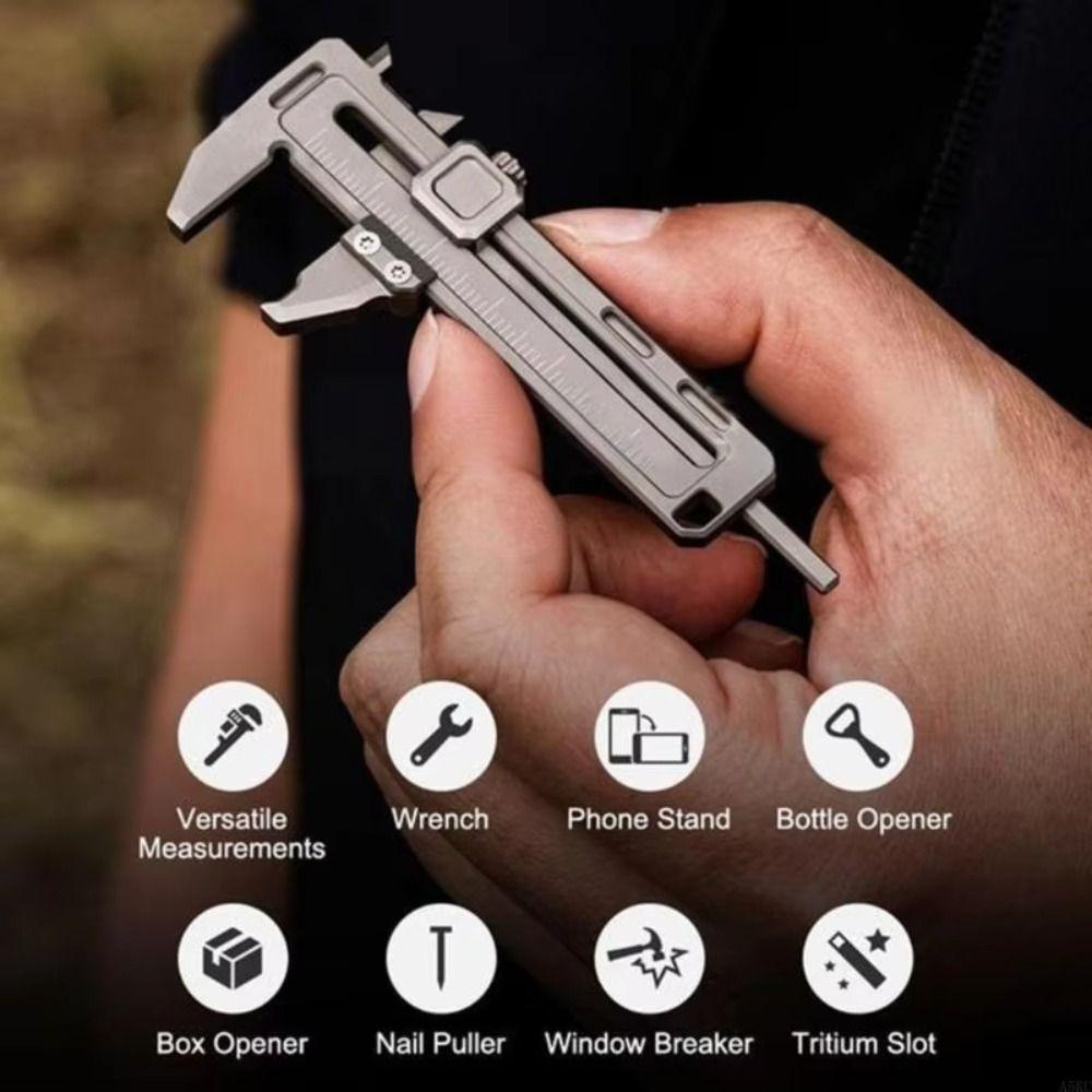 Multi-functional Mini Vernier Caliper Portable Design EDC Measuring Tool Professional Use
