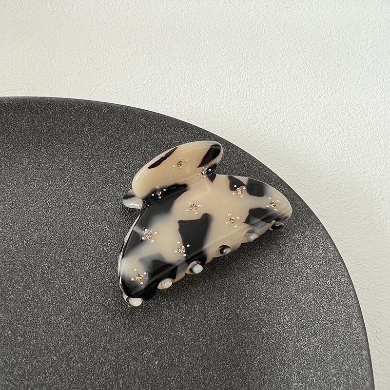 Cute Rhinestone Ice Cream Color Hair Clip - Small Claw Clip, Good Texture, Updo Hair Accessory