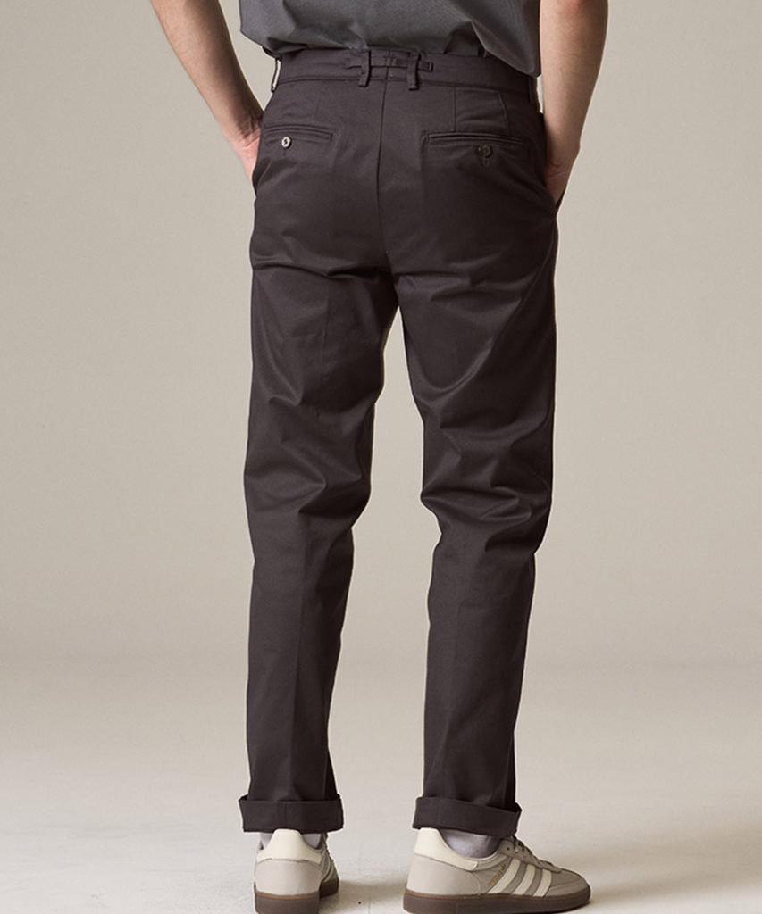 Laijeuaenbillou [Authentic] Authentic Supima 265 Regular Straight Chino Pants Grey (B Type)