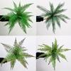 Large Boston Fern Bunch Fake Green Plant Artificial Fern Persian Leaves Bundles for Home Garden Decoration DIY Plant Landscaping
