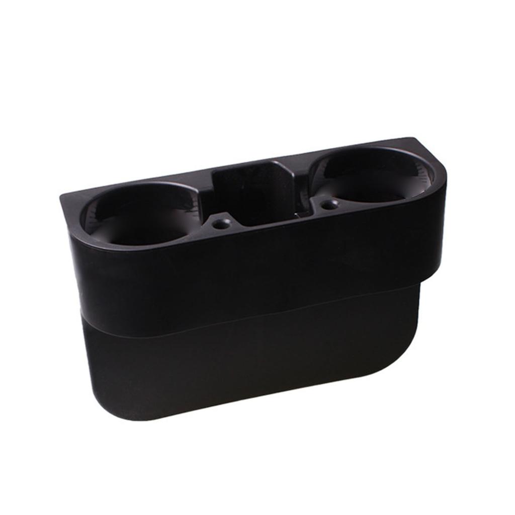 Car Console Cup Holder Multifunctional Sturdy Stable Reliable Stylish Car Seat Phone Crevice Organizer for Cars Black