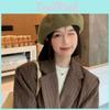 Warm Beret Comfortable For Women Fashionable Cotton Hat In Black Blue More And