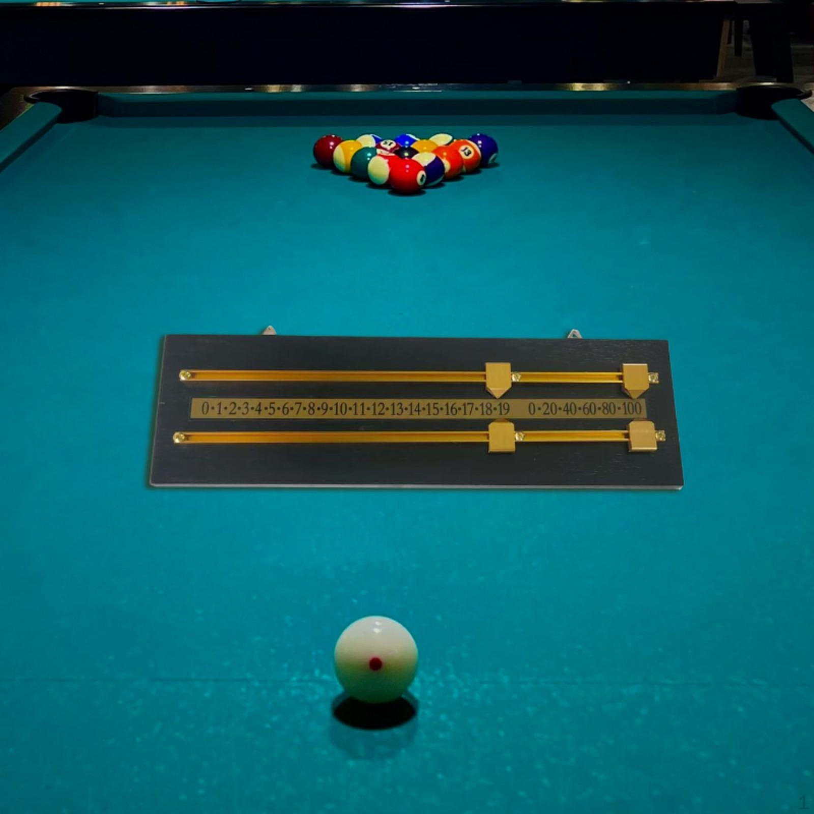 

Snooker Billiard Score Board Shuffleboard Keeper Pool Table Scorer for Professional