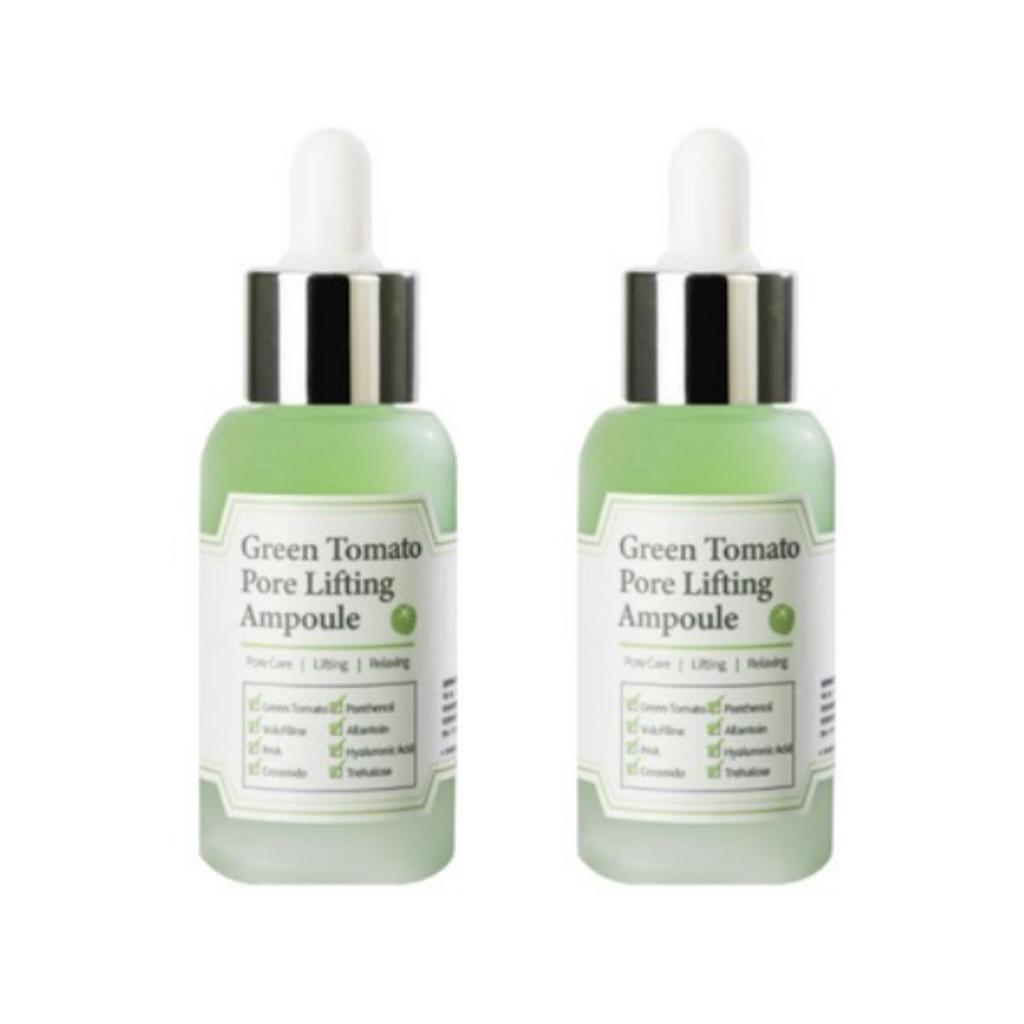 [FULLY] Green Tomato Clay Pack Cleanser 120ml + [SUNGBOON EDITOR] Pore Lifting Ampoule 30ml - Ultimate Pore Set