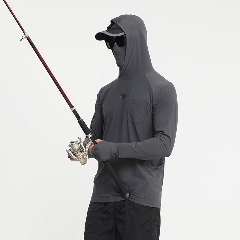 Quick-Dry Ice-Cool UV Protection Fishing Shirt Men Women Lightweight Mesh Outdoor Sport Top
