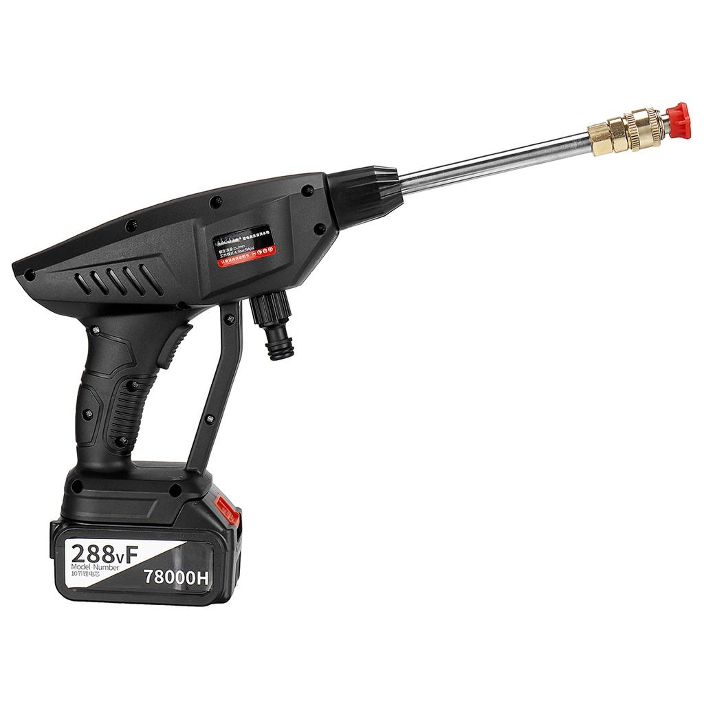 70Bar 288VF Wireless High Pressure Car Wash Washer Gun 2000W 78000H Foam Generator Water Gun Spray Cleaner