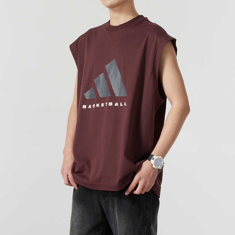 Adidas Free Shipping With AdiClub Adidas Basketball Sleeveless Tee Gender Neutral JD6133