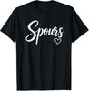 Spours T-Shirt, Funny Sports Lover Gift, Minimal Script Typography Graphic Tee, Trendy Athletic Fan Shirt