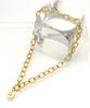 Bonbeau Edge Pendant Bold Chain Necklace Star Coin Pendant Bold Gold Chain Necklace