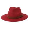 Cappello di Paglia Giallo Cappello Estivo da Donna Stile Britannico Cappello Panama Cappello Fedora a Tesa Larga Sombrero a Tesa Larga Berretto da Donna 56-58cm Viola Nuovo