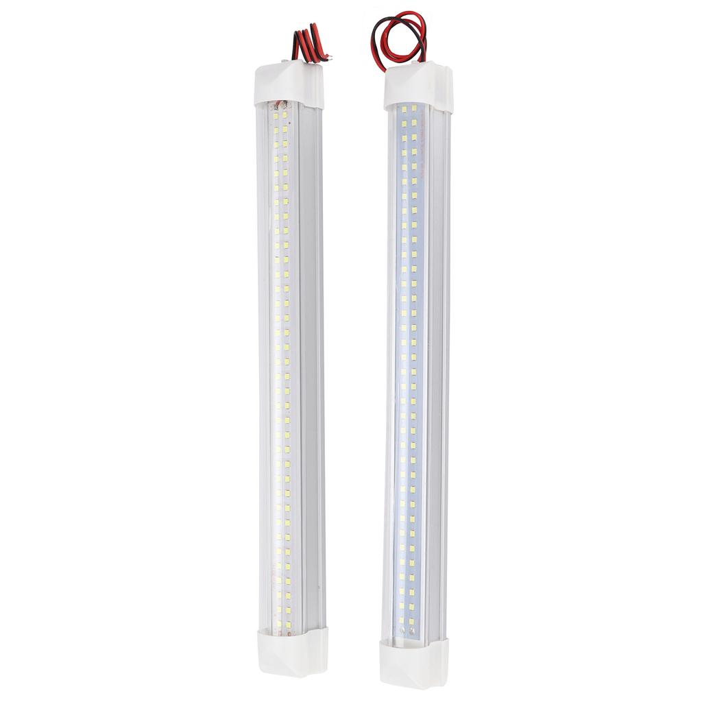 12V 72LED Interior Lamp Bar Strip White Light OnOff Switch for Car Van Truck Trailer Ship Caravan