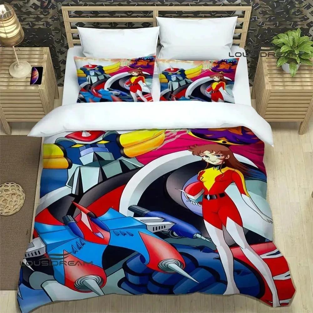 UFO ROBO GRENDIZER GOLDORAK Printed Bedding Sets Exquisite Bed Supplies Set Duvet Cover Bed Comforter Set Bedding Set Luxury