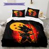Son Goku Muster Bettwäsche, Steppbett Set Bettbezug Kissenbezug Zuhause Geburtstagsgeschenk (1 Bettbezug + 2 Kissenbezüge, ohne Füllung)