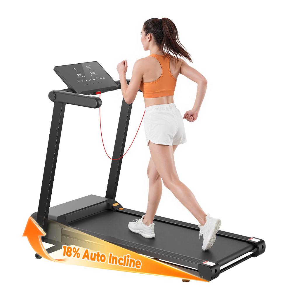 iScooter FT62 Laufband mit 1200×430mm Großer Lauffläche Ultra-Leiser Motor für den Heimgebrauch Max. Gewichtskapazität 150kg