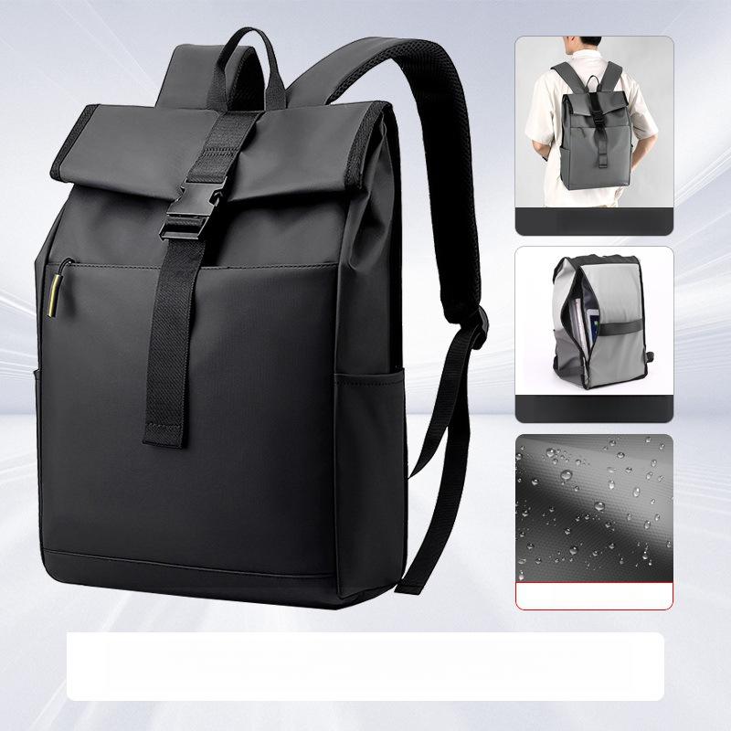 Fashion Men's Backpack High-End Casual Women's Backpack Commuting Waterproof Laptop Bag Travel Lightweight School Bag