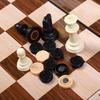Portable Foldable 2-in-1 Chess & Checkers Set for Students