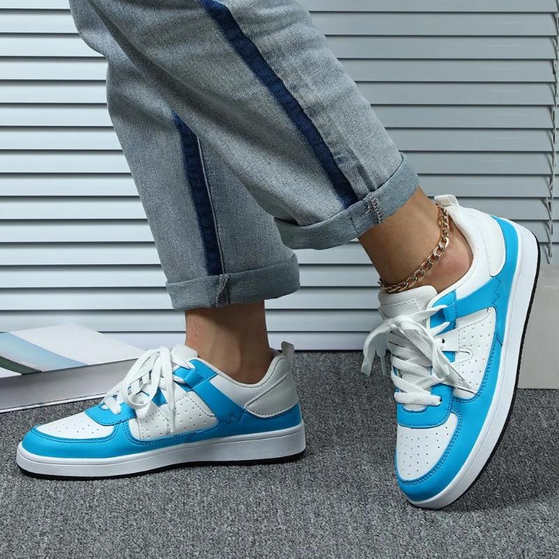 Women Chunky Shoes Trendy Platform Shoes Classic Board Shoes Men PU Leather Casual Sneakers for Outdoor Walking Traveling Jogging