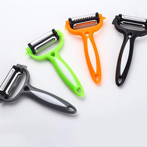 3 In1 Rotatable Vegetable Fruit 360 Degree Rotary Potato Peeler Cutter Planer Grater Kitchen Tools