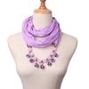 Small Fur Ball Necklace Scarf Women's Spring Autumn Winter Fashion Scarf
