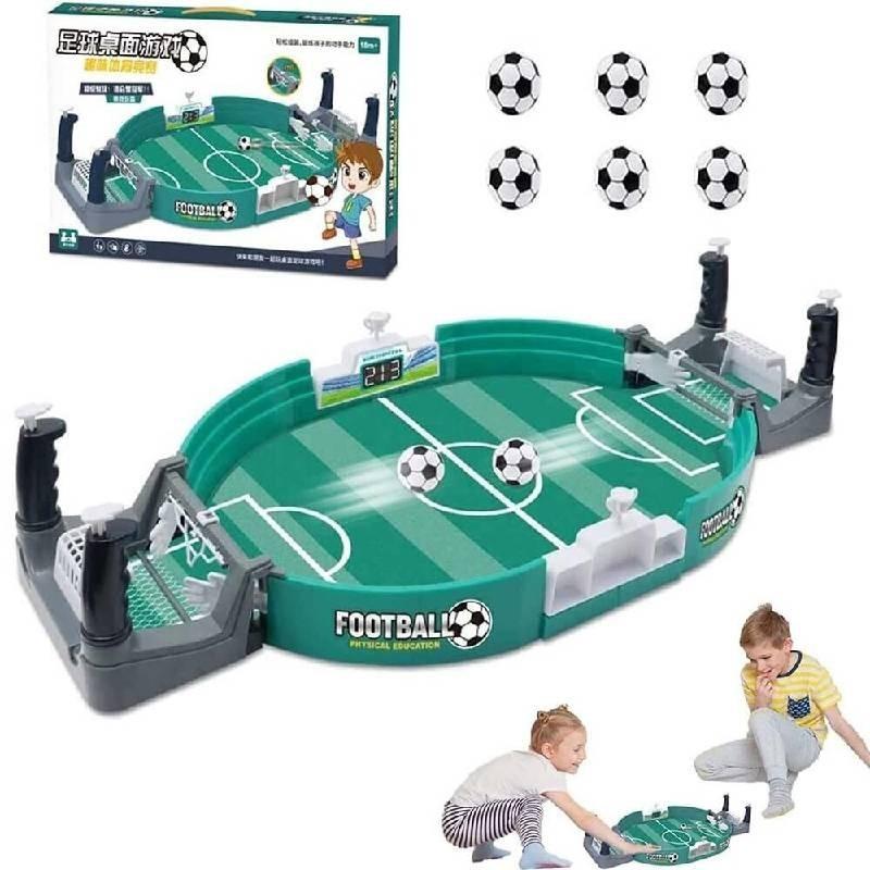 Exciting Tabletop Football Game For Kids With 2 Balls Interactive Soccer Field Toy