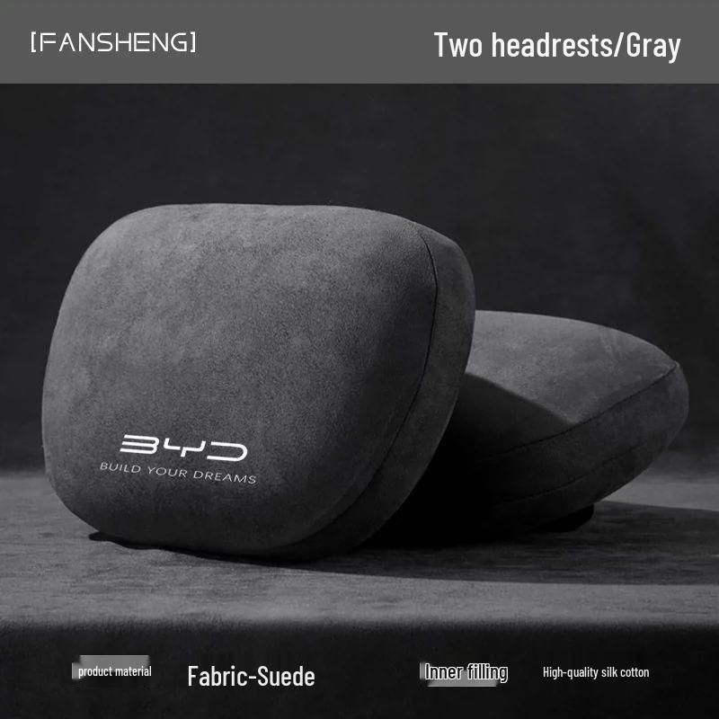Neck Pillow for BYD Song Plus DM-i, Qin Plus, Tang, and Han EVs - Car Headrest Support