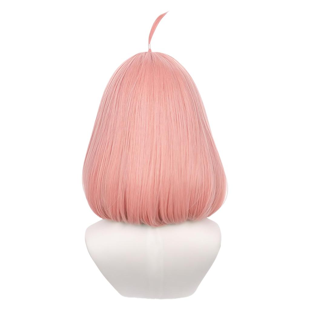 Sizuuenn Anya Forger Cosplay Wig with Perfect for School Cultural and Photo Shoots Wig, Heat-Resistant, Net, Events, Festivals, Festivals,