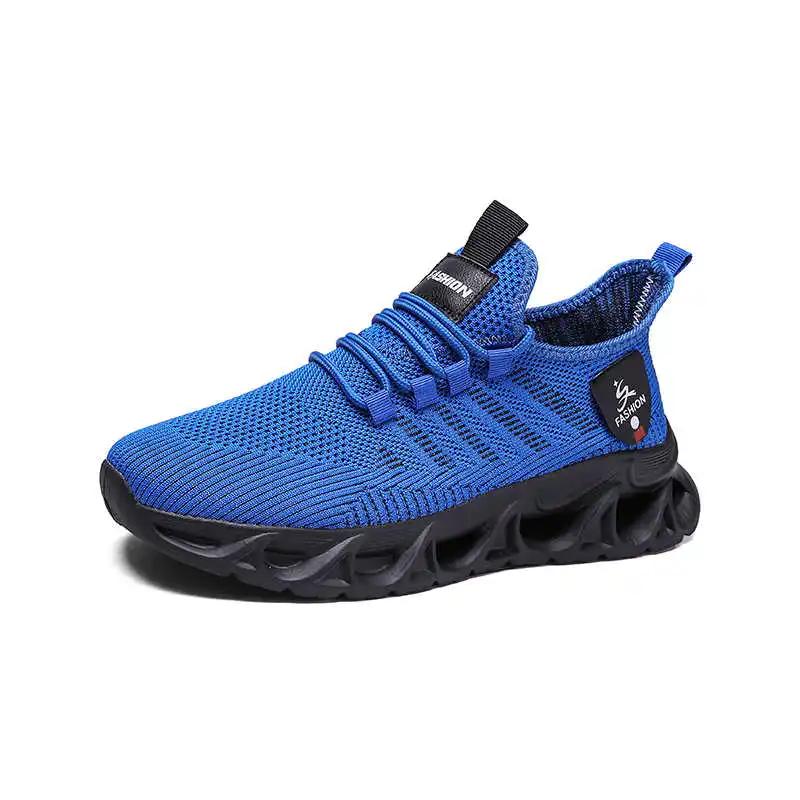 Laced Perforated Men Shoes Casual Walking Men Running Multicolor Sneakers Sport Shors 2025summer Beskete Global Brands