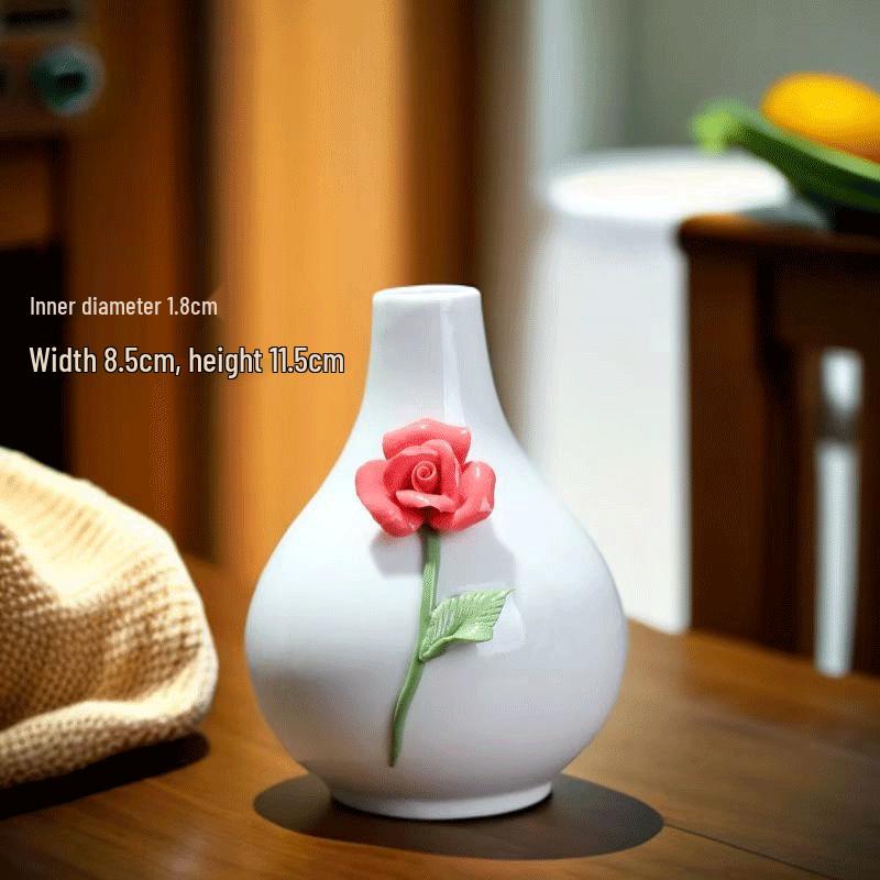 Hand-Pinched Ceramic Vase: Travel Souvenir & Home/Office Decor